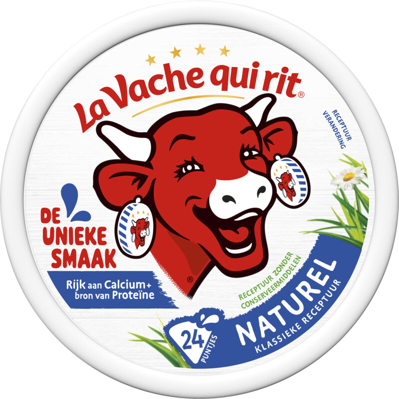 Een afbeelding van La Vache Qui Rit 24-pack Bel