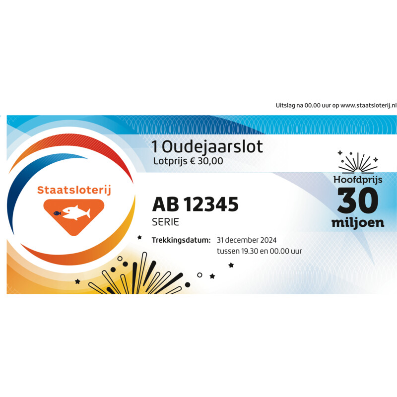 Staatsloterij Digitaal Oudejaarslot reserveren Albert Heijn