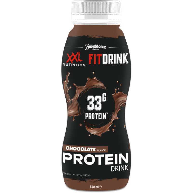 Een afbeelding van XXL Nutrition Fitdrink chocolate flavour