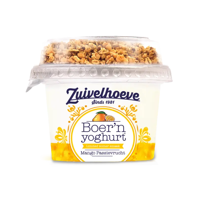 Boer'n yoghurt muesli mango passievrucht