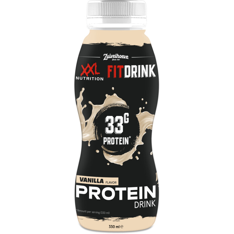 Een afbeelding van XXL Nutrition Fitdrink vanilla flavour