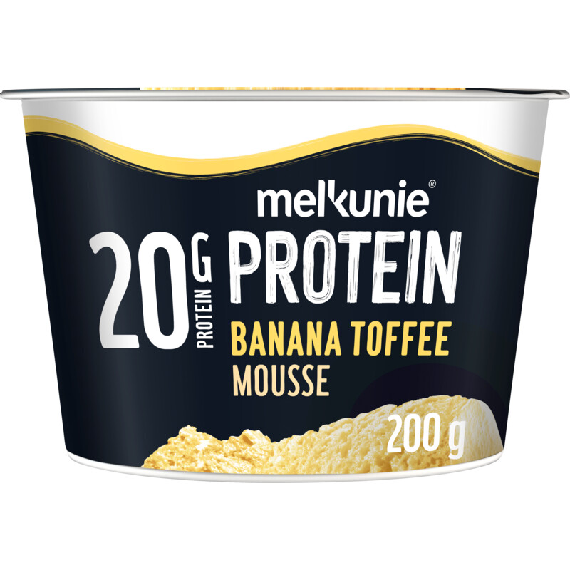 Een afbeelding van Melkunie Protein banana toffee flavoured mousse