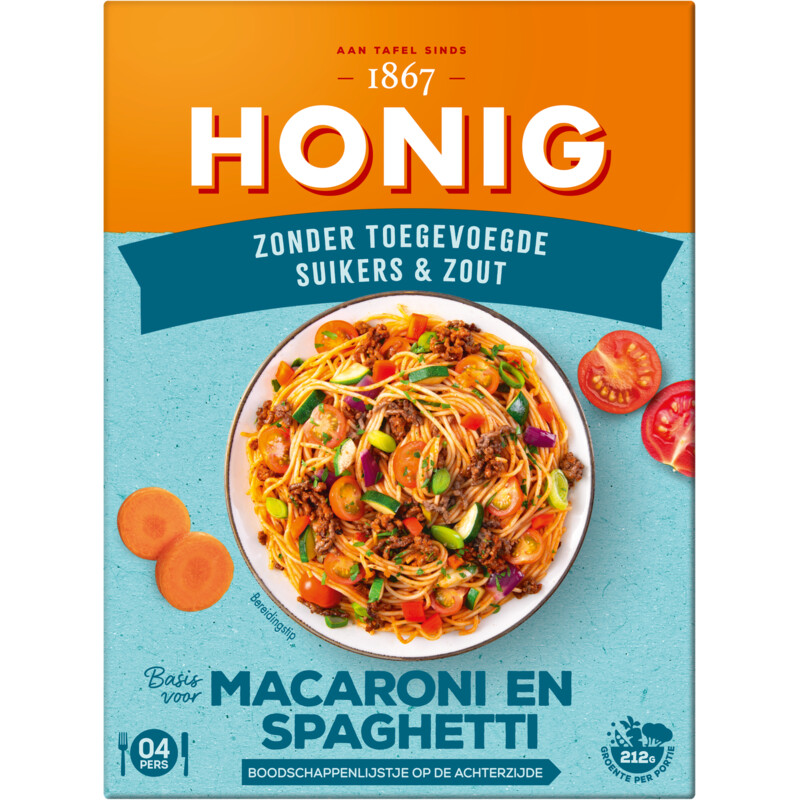 Een afbeelding van Honig Basis voor macaroni en spaghetti