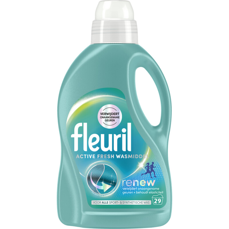 Een afbeelding van Fleuril Renew active fresh wasmiddel