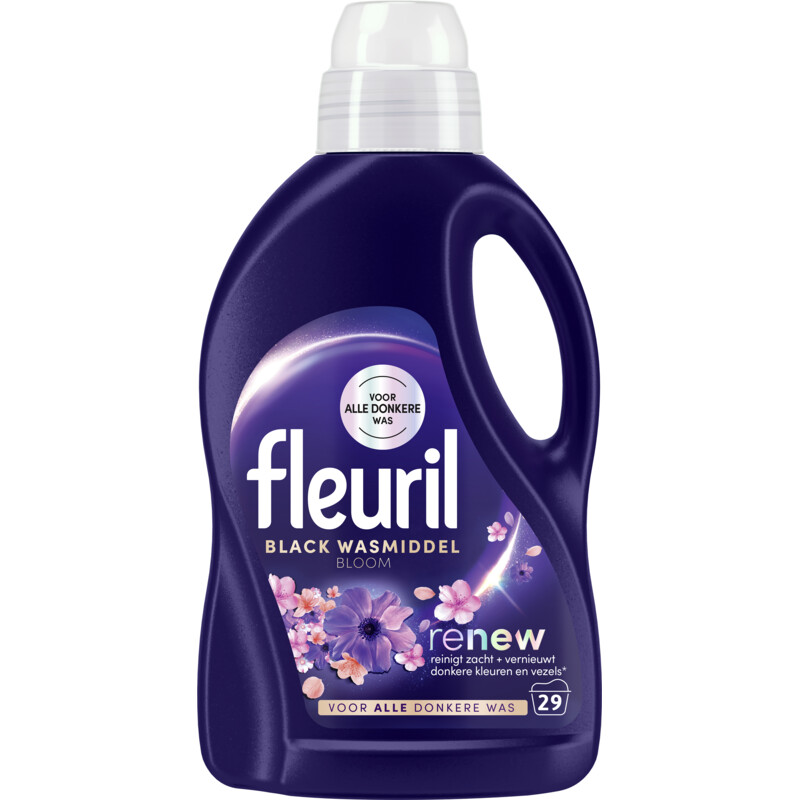 Een afbeelding van Fleuril Renew black bloom wasmiddel