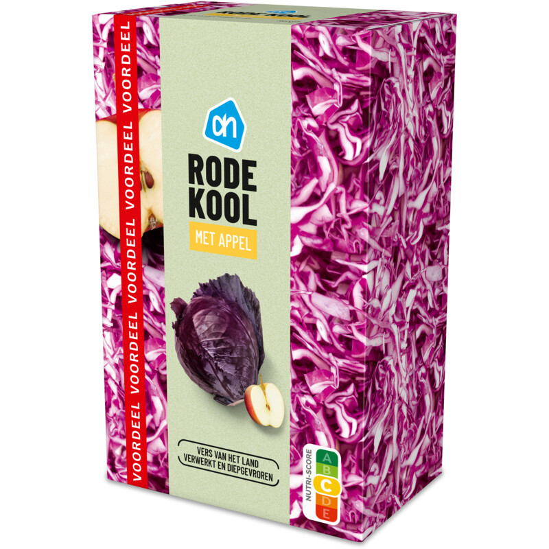 Een afbeelding van AH Rode kool met appel