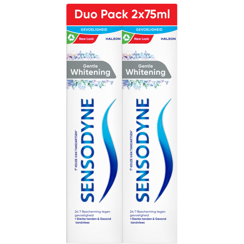 Een afbeelding van Sensodyne Gentle whitening tandpasta 2-pack