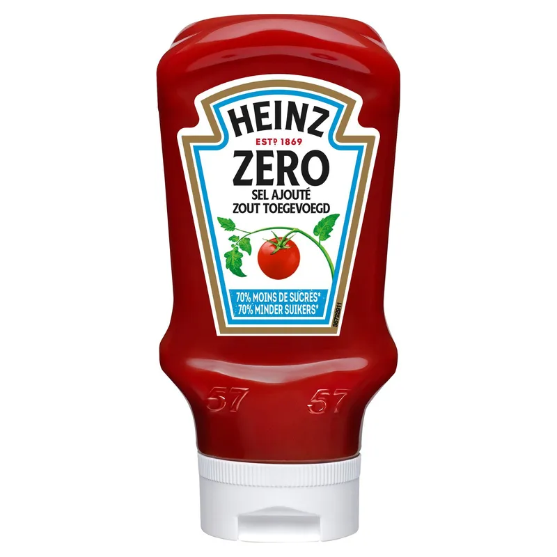 Heinz Tomaten ketchup zero bel