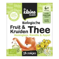 De Kleine Keuken Biologische thee honingbos kamille 6m+