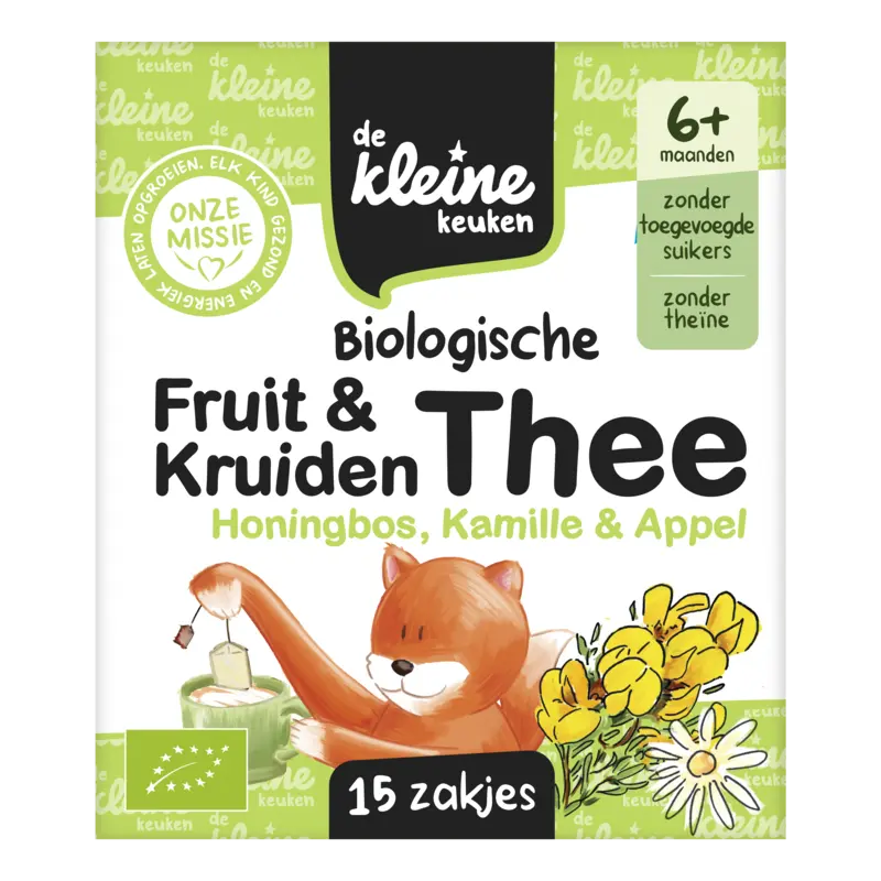 Biologische Fruit & Kruiden Thee 6+ Maanden 15 Stuks