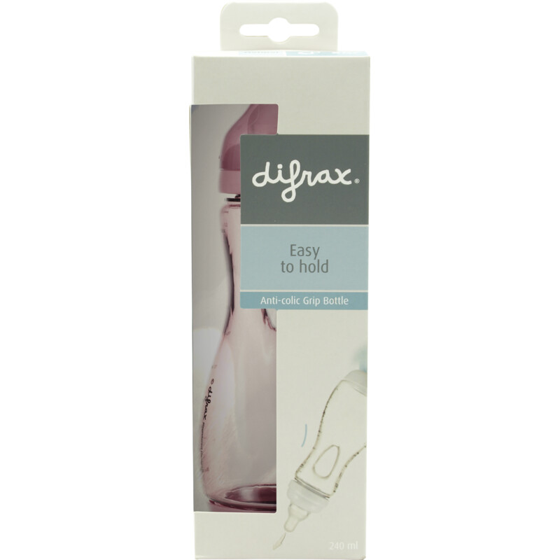 Een afbeelding van Difrax Handgreepfles groot easy grip