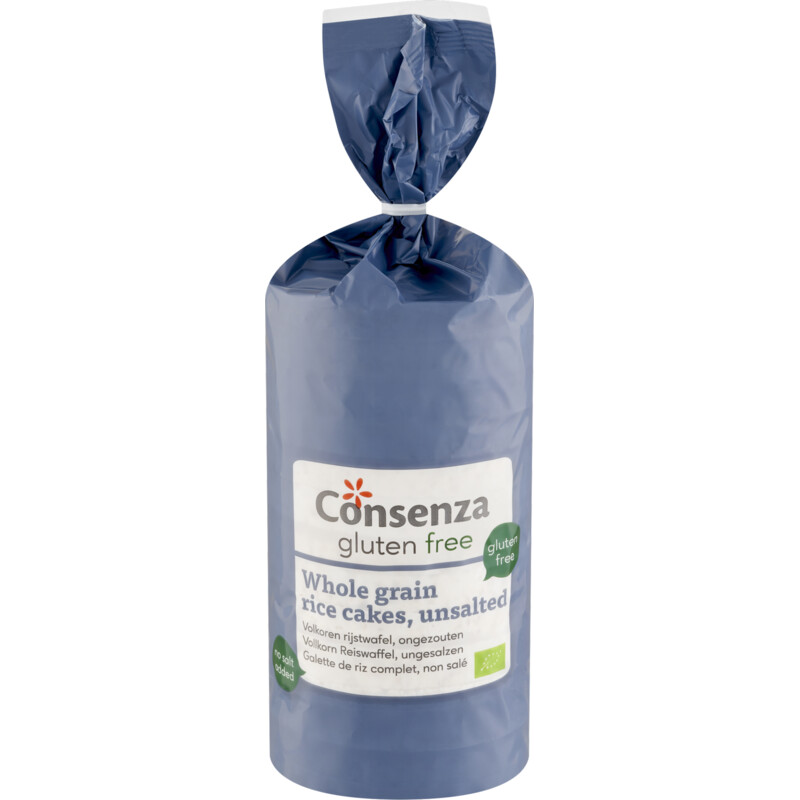 Een afbeelding van Consenza Volkoren rijstwafel ongezouten