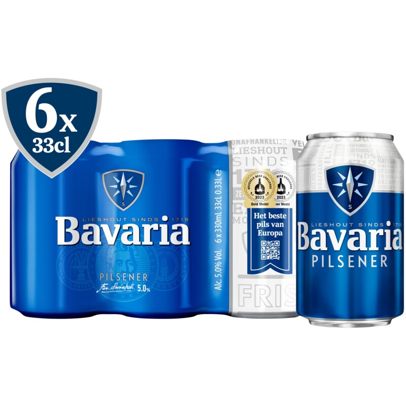 Een afbeelding van Bavaria Pilsener 6-pack