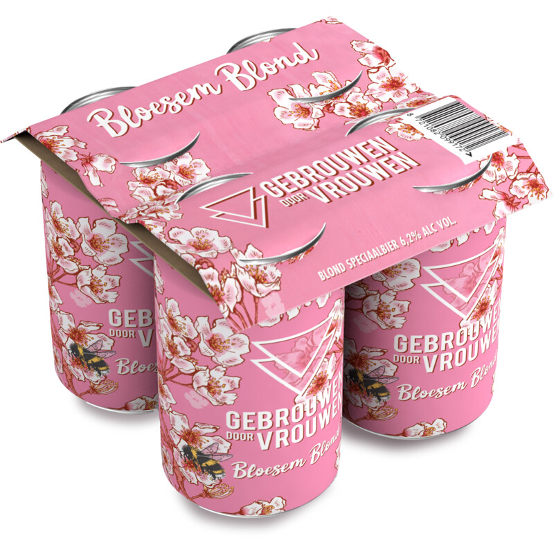 Een afbeelding van Gebrouwen door vrouw Bloesem blond 4-pack