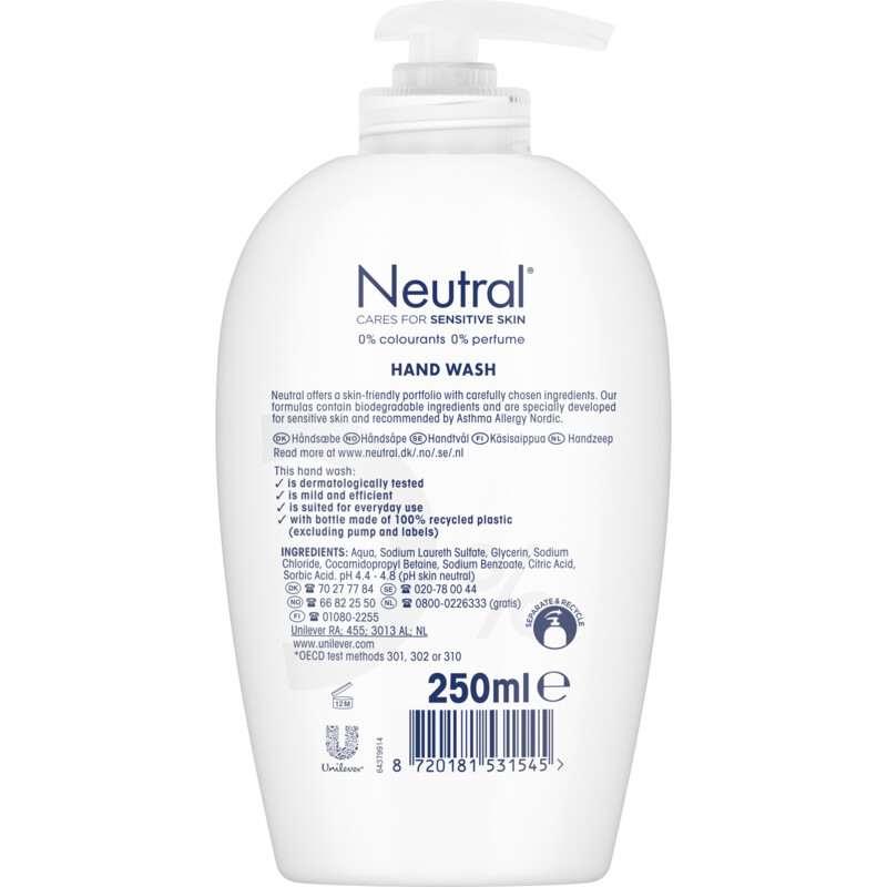 Een afbeelding van Neutral Hand wash 0%