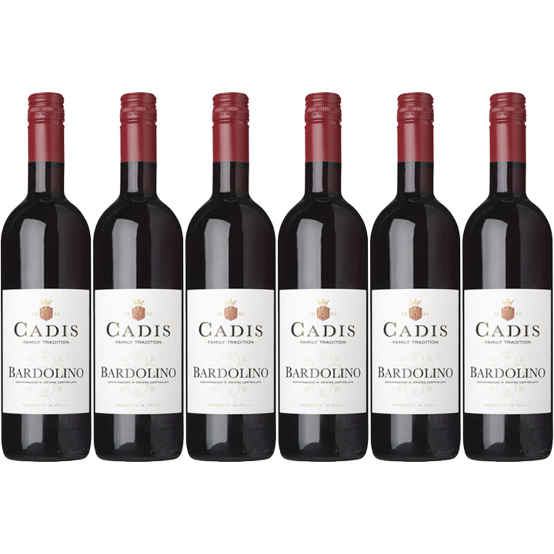 Een afbeelding van Cadis Bardolino 6 flessen