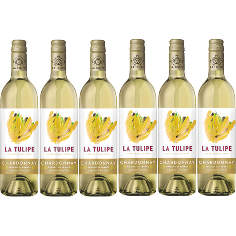 Een afbeelding van La Tulipe XYZChardonnay 6 flessen