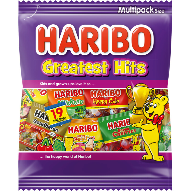 Een afbeelding van Haribo Greatest hits multipack