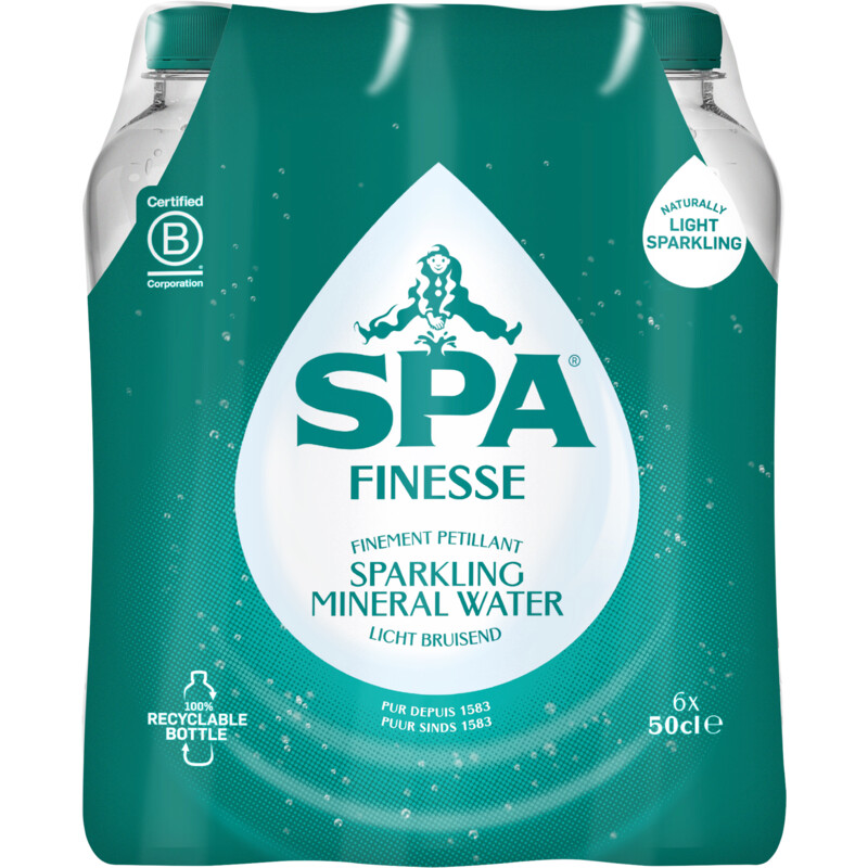 Een afbeelding van Spa Finesse licht bruisend mineraalwater