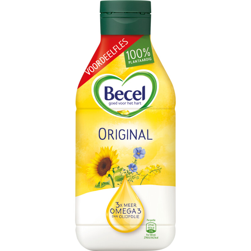 Een afbeelding van Becel Original vloeibaar voordeelfles