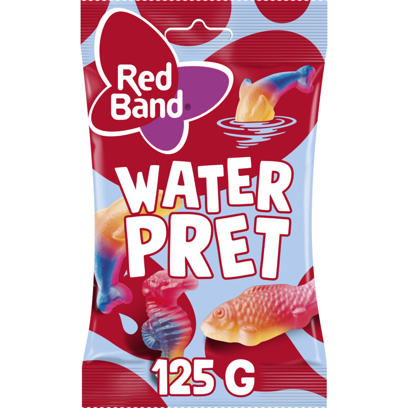 Een afbeelding van Red Band Waterpret zoet