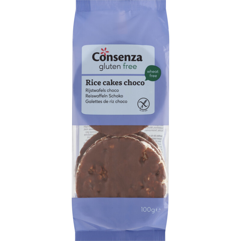 Een afbeelding van Consenza Rijstwafels choco