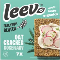 Een afbeelding van Leev Havercrackers rozemarijn glutenvrij