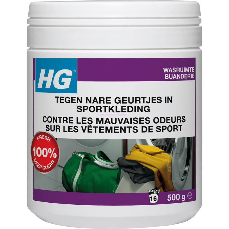 Een afbeelding van HG Tegen nare geur in sportkleding