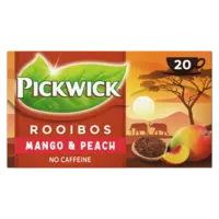 Pickwick Mango & perzik rooibos thee