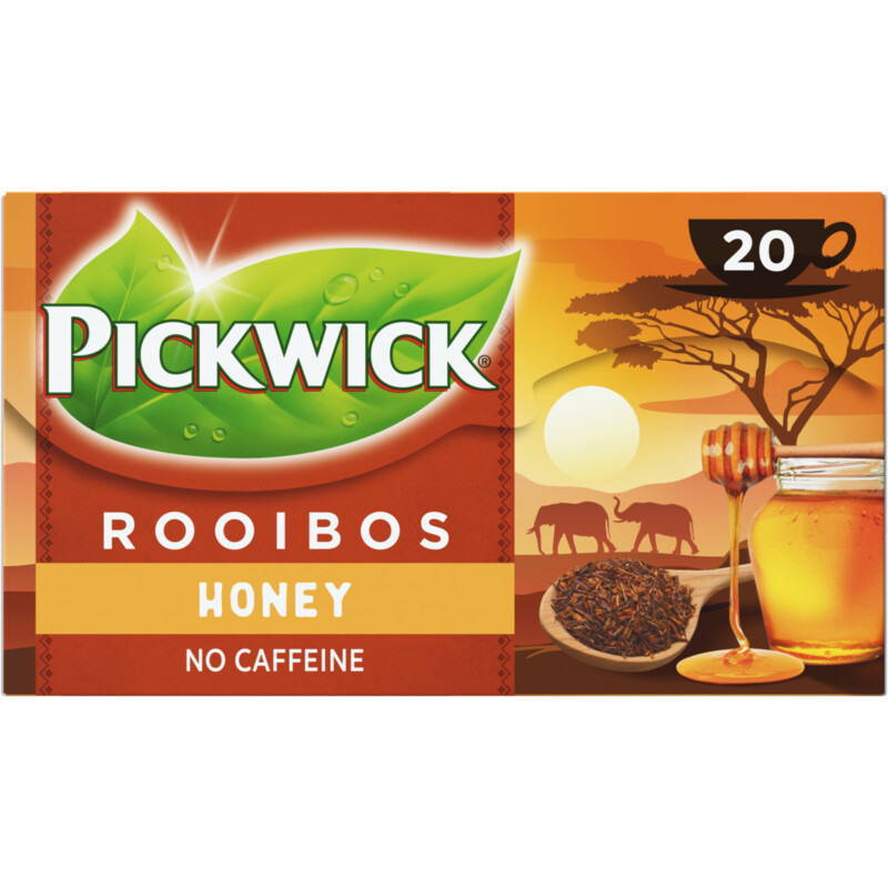 Een afbeelding van Pickwick Rooibos honey no caffeine