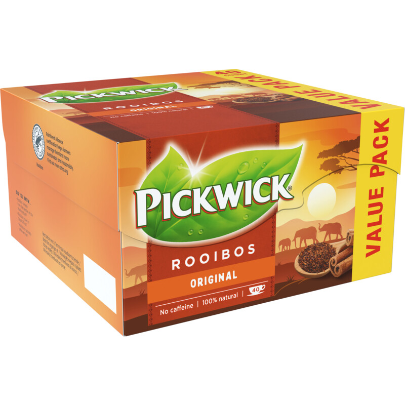 Een afbeelding van Pickwick Rooibos original value pack