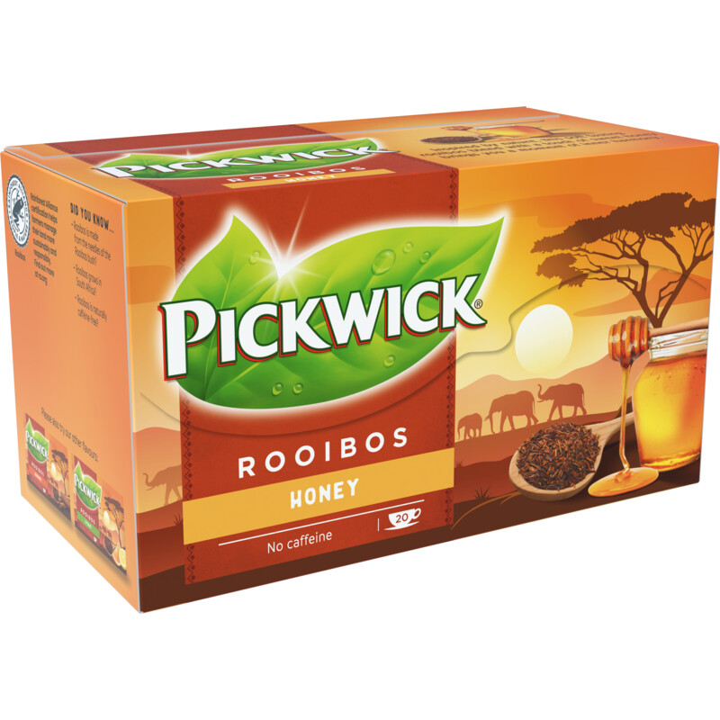 Een afbeelding van Pickwick Rooibos honey no caffeine