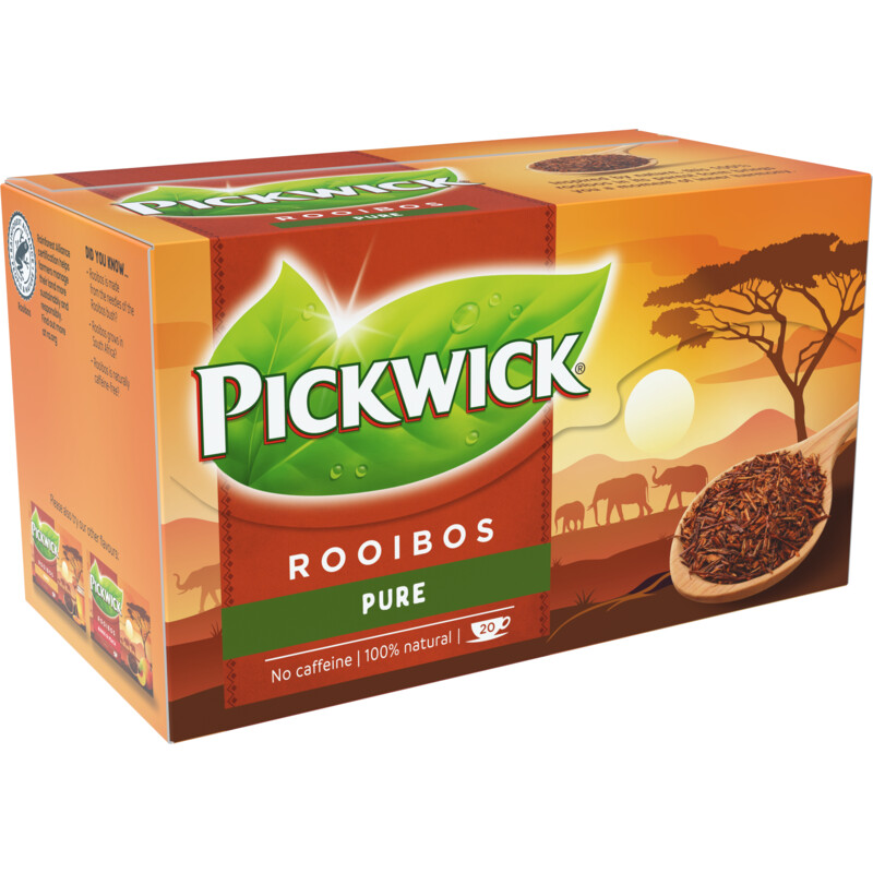 Een afbeelding van Pickwick Pure rooibos thee