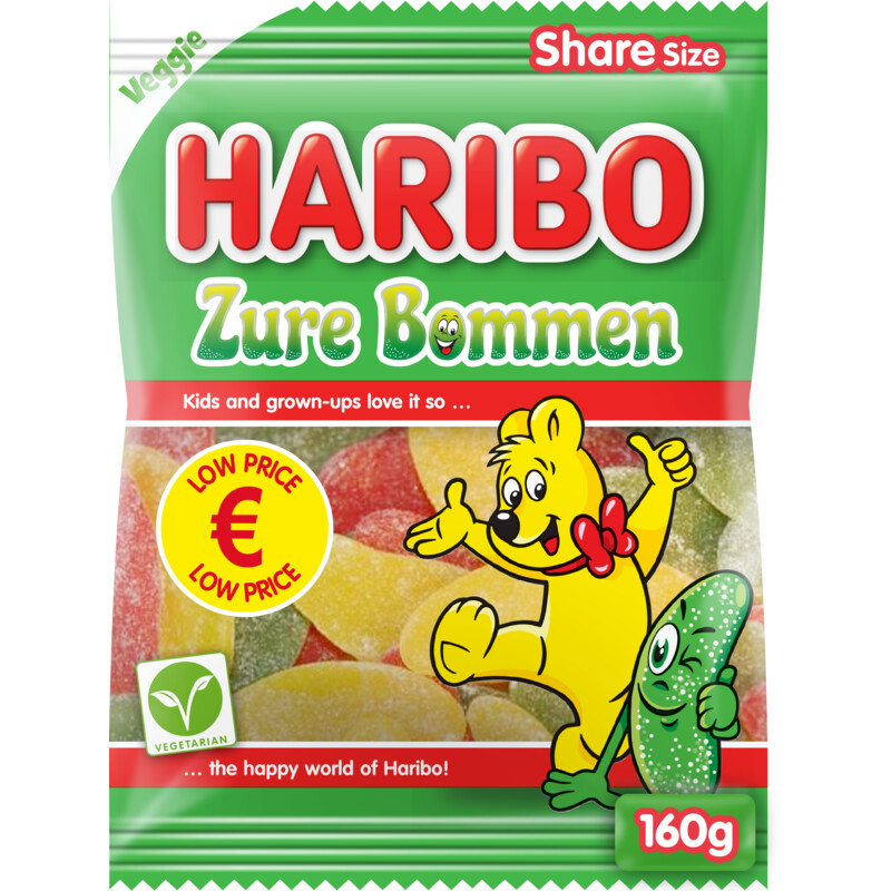 Een afbeelding van Haribo Zure bommen