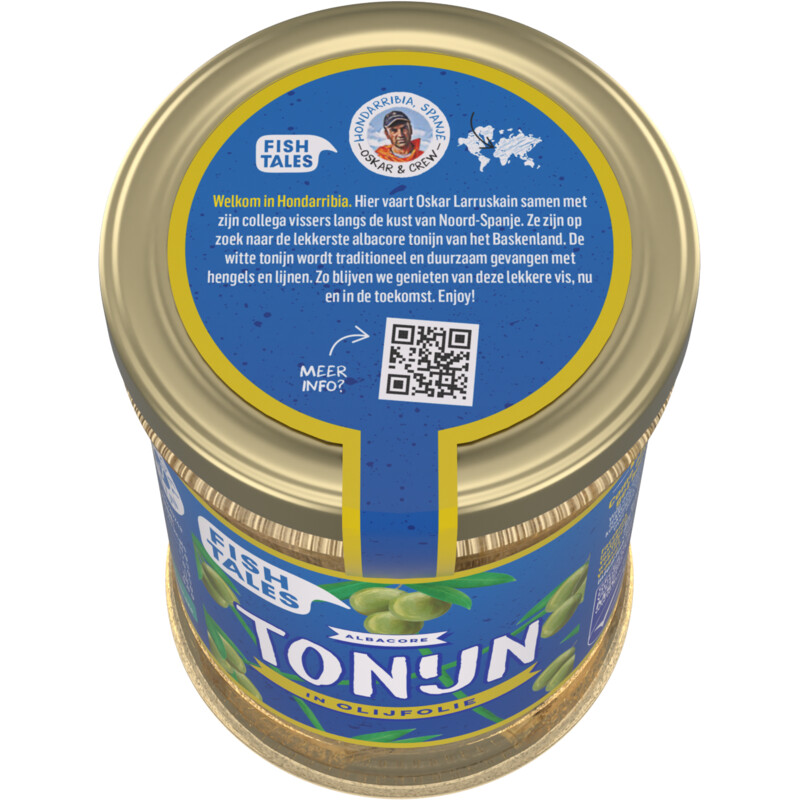 Een afbeelding van Fish Tales Witte tonijn in olijfolie