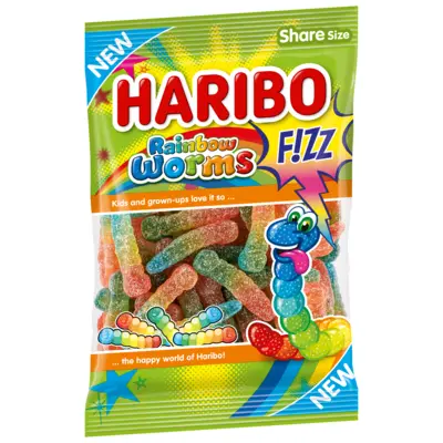 pdp-image-Haribo Rainbow worms f!zz zuur