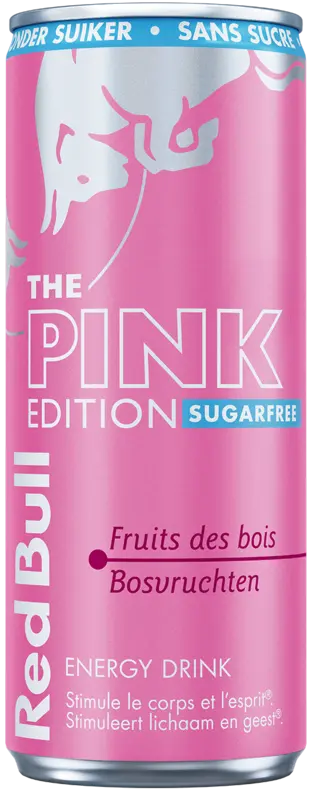 Red Bull Sugarfree pink edition bel