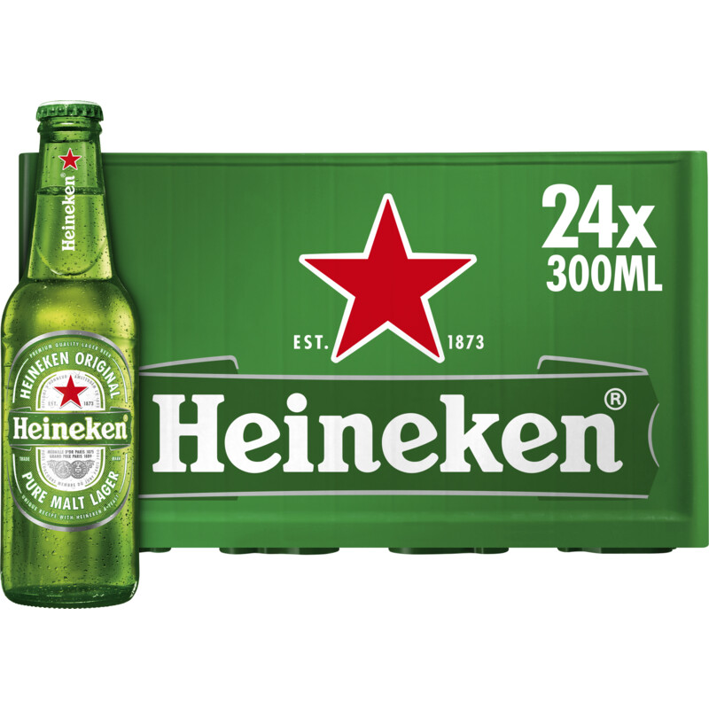Een afbeelding van Heineken Premium pilsener krat