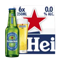 Heineken Premium pilsener 0.0 draaidop 6-pack