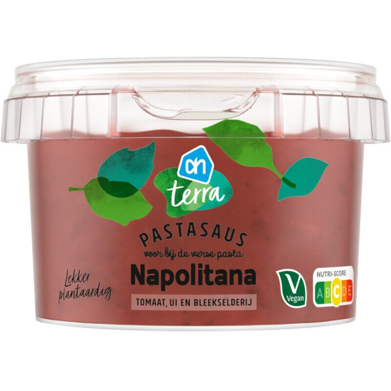 Een afbeelding van AH Terra Plantaardig pastasaus napolitana