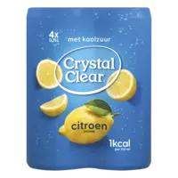 Crystal Clear Lemon blik 4-pack