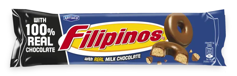 Filipinos with real milk chocolate