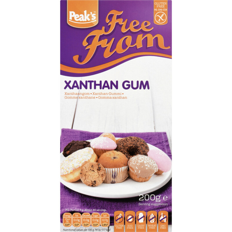 Een afbeelding van Peak's Xanthan gum