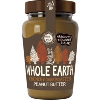 Een afbeelding van Whole earth Dark roasted crunchy peanut butter