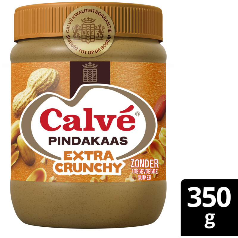 Een afbeelding van Calvé Extra crunchy pindakaas