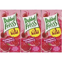 Een afbeelding van DubbelFrisss 1kcal framboos & cranberry 6-pack