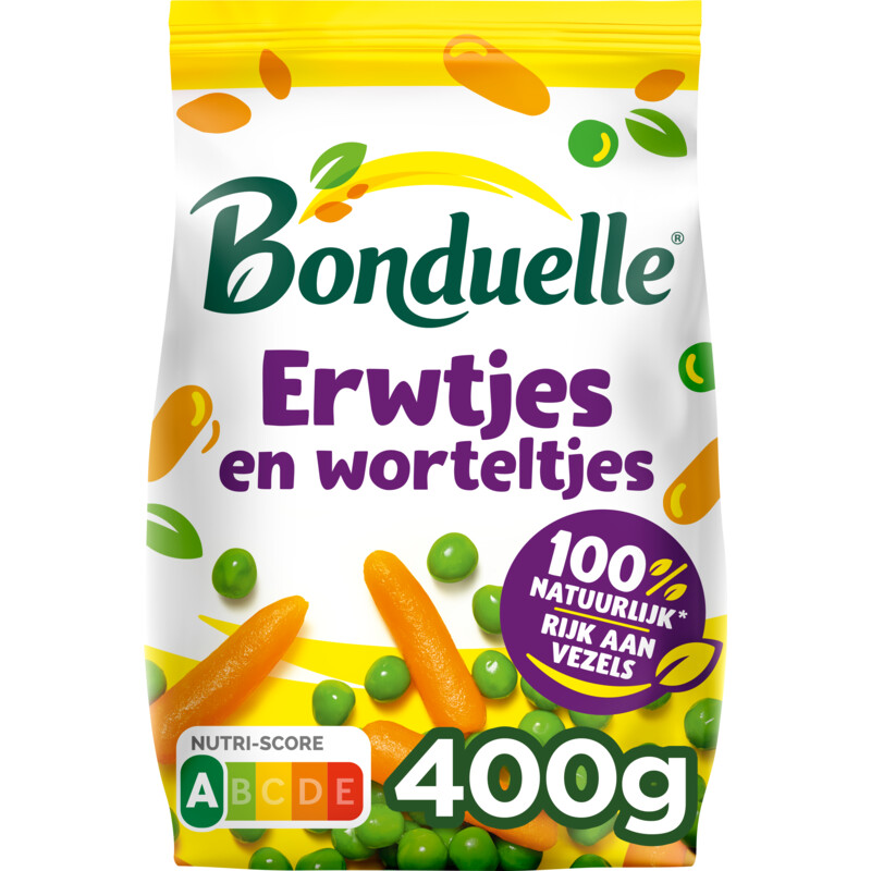 Een afbeelding van Bonduelle Erwtjes en worteltjes