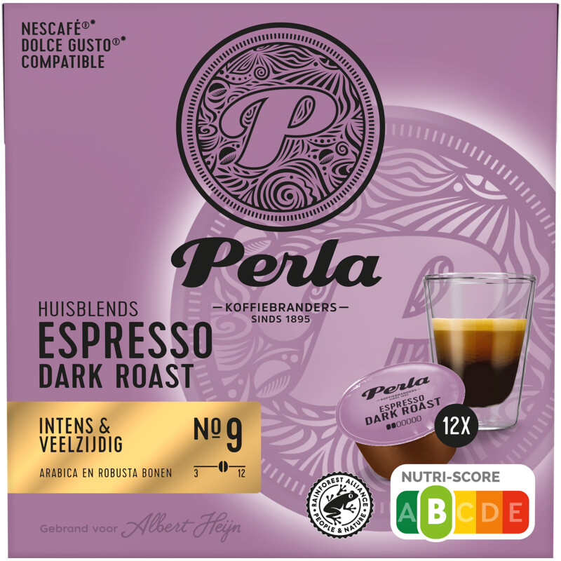 Een afbeelding van Perla Huisblends Dolce gusto compatible espresso
