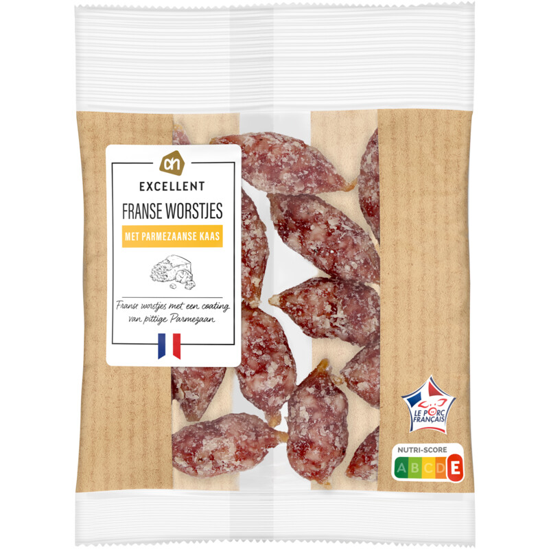 Een afbeelding van AH Excellent Franse worstjes parmezaanse kaas