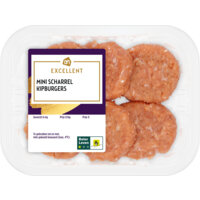 Een afbeelding van AH Excellent Mini scharrel kipburgers